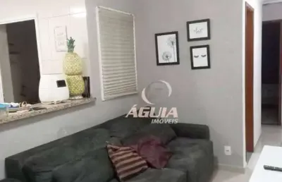 Apartamento à venda, 55 m² por r$ 350.000,00 - jardim santo antônio - santo andré/sp