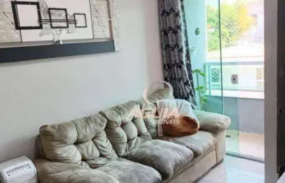 Cobertura com 2 dormitórios à venda, 54 m² + 54 m² por r$ 480.000 - jardim santo antônio - santo andré/sp