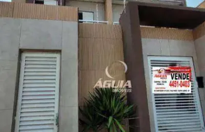 Cobertura com 2 dormitórios à venda, 44,5 m²+ 44,5 m² por r$ 449.000 - santa maria - santo andré/sp