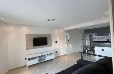 Sobrado com 2 dormitórios à venda, 130 m² por r$ 580.000,00 - parque joão ramalho - santo andré/sp