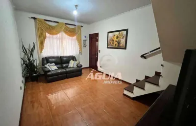 Sobrado com 3 dormitórios à venda, 296 m² por r$ 670.000,00 - parque joão ramalho - santo andré/sp