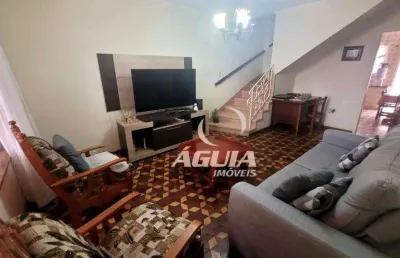 Sobrado com 3 dormitórios à venda, 293 m² por r$ 850.000,00 - bangu - santo andré/sp
