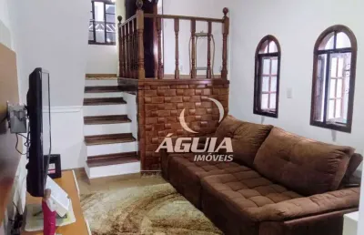 Sobrado à venda, 201 m² por r$ 565.000,00 - vila humaitá - santo andré/sp
