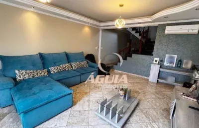Sobrado com 3 dormitórios à venda, 366 m² por r$ 1.380.000,00 - parque das nações - santo andré/sp