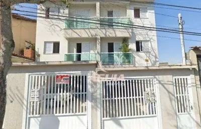 Cobertura com 2 dormitórios à venda, 44 m² por r$ 390.000,00 - vila alto de santo andré - santo andré/sp