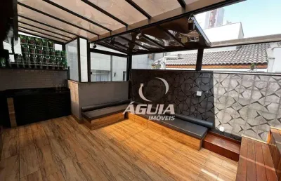 Cobertura à venda, 100 m² por r$ 679.000,00 - vila bastos - santo andré/sp