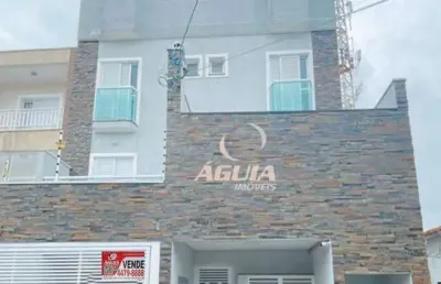 Cobertura à venda, 46 m² por r$ 470.000,00 - utinga - santo andré/sp