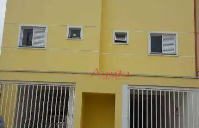 Cobertura com 2 dormitórios à venda, 52 m² por r$ 420.000,00 - vila camilópolis - santo andré/sp