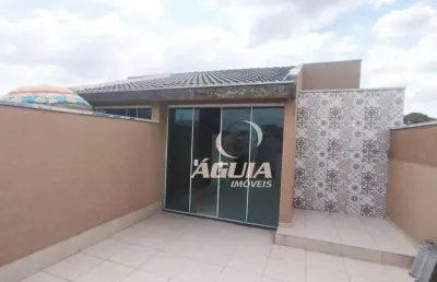 Cobertura com 2 dormitórios à venda, 48 m² por r$ 420.000,00 - vila camilópolis - santo andré/sp