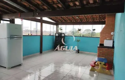 Cobertura à venda, 50 m² por r$ 425.000,00 - jardim ana maria - santo andré/sp