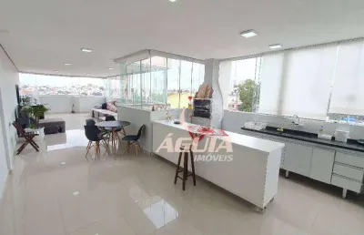 Cobertura com 3 dormitórios à venda, 83 m² por r$ 750.000,00 - vila curuçá - santo andré/sp