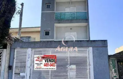 Cobertura com 3 dormitórios à venda, 60 m² por r$ 550.000,00 - vila pires - santo andré/sp