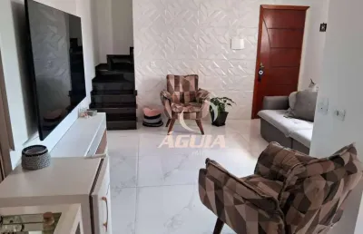 Cobertura com 2 dormitórios à venda, 48 m² por r$ 465.000,00 - jardim santo alberto - santo andré/sp