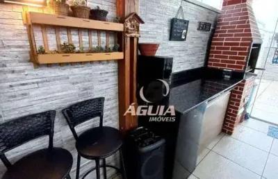 Cobertura com 2 dormitórios à venda, 40 m² por r$ 345.000,00 - jardim ipanema - santo andré/sp