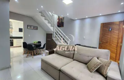 Sobrado com 3 dormitórios à venda, 100 m² por r$ 560.000,00 - vila curuçá - santo andré/sp