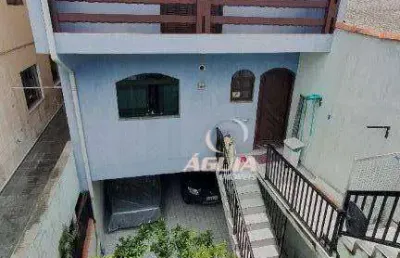 Sobrado com 3 dormitórios à venda, 322 m² por r$ 860.000,00 - parque capuava - santo andré/sp