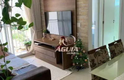 Apartamento com 2 dormitórios à venda, 49 m² por r$ 350.000,00 - vila homero thon - santo andré/sp