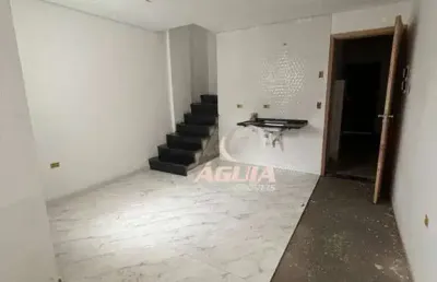 Cobertura com 2 dormitórios à venda, 55 m² por r$ 598.000,00 - vila alice - santo andré/sp