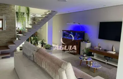 Sobrado com 3 dormitórios à venda, 256 m² por r$ 955.000,00 - jardim las vegas - santo andré/sp