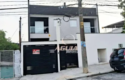 Cobertura com 2 dormitórios à venda, 50 m² por r$ 390.000,00 - jardim ana maria - santo andré/sp