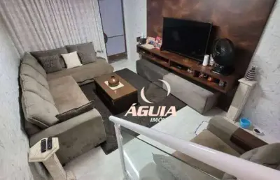 Sobrado com 3 dormitórios à venda, 185 m² por r$ 550.000,00 - jardim utinga - santo andré/sp