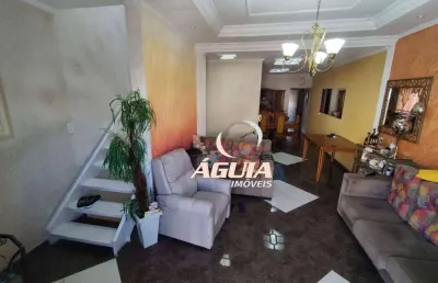 Cobertura com 3 dormitórios à venda, 100 m² por r$ 750.000,00 - vila camilópolis - santo andré/sp