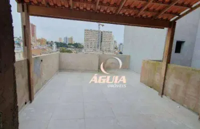 Cobertura com 2 dormitórios à venda, 42 m² por r$ 530.000,00 - jardim pilar - santo andré/sp