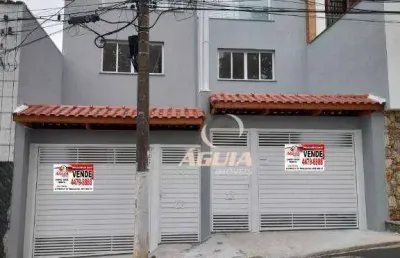 Sobrado com 2 dormitórios à venda, 97 m² por r$ 570.000,00 - utinga - santo andré/sp