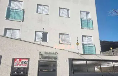 Cobertura com 2 dormitórios à venda, 43 m² por r$ 350.000,00 - parque joão ramalho - santo andré/sp
