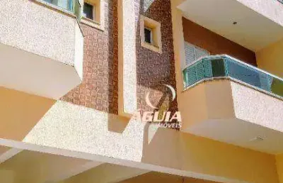 Cobertura com 3 dormitórios à venda, 70 m²+70 m²por r$ 680.000 - utinga - santo andré/sp