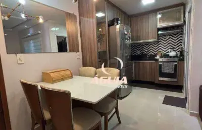 Apartamento com 2 dormitórios à venda, 50 m² por r$ 340.000 - parque capuava - santo andré/sp