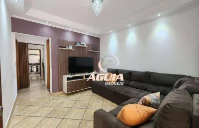 Casa com 3 dormitórios à venda, 115 m² por r$ 530.000,00 - vila lucinda - santo andré/sp