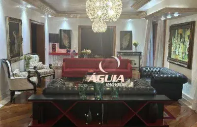 Apartamento no crystal palace, à venda, 440 m² por r$ 3.075.000 - vila bastos - santo andré/sp