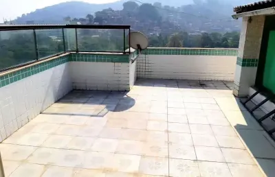 Cobertura com 4 quartos à venda na rua visconde de santa isabel, vila isabel, rio de janeiro, 214 m2 por r$ 440.000