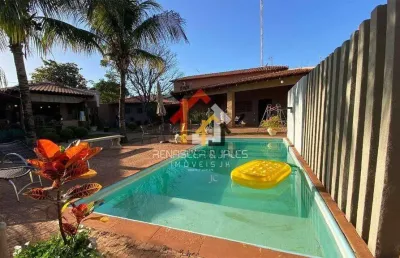 Chácara com 5 dormitórios à venda, 1150 m² por r$ 1.300.000,00 - loteamento parque dos pássaros - são josé do rio preto/sp