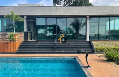 Rancho com 4 dormitórios à venda, 340 m² por r$ 2.000.000,00 - condomínio baia de santa monica - fronteira/mg