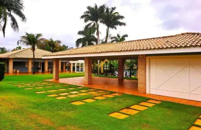 Rancho com 4 dormitórios à venda, 830 m² por r$ 3.000.000,00 - enseada azul - fronteira/mg