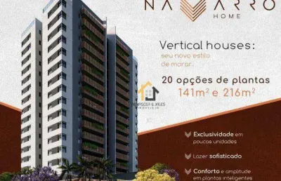 Cobertura com 3 dormitórios à venda, 216 m² por r$ 2.200.000 - navarro home - são josé do rio preto/sp