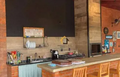 Rancho de porteira aberta com 2 suítes à venda, 450 m² por r$ 810.000 - aldeia dos lagos - icém/sp