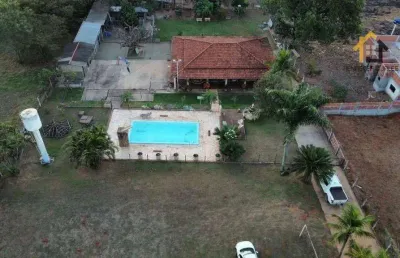 Chácara com 4 dormitórios à venda, 9000 m² por r$ 950.000 - estância jockey clube - são josé do rio preto/sp