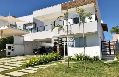 Casa para venda em condominio fechado na região do alphaville com 4 suítes.