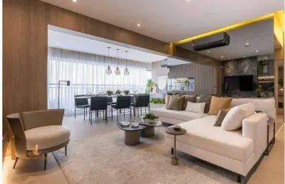 Brooklin apartamento a venda 3 dormitórios 118m² 2 vaga novo com lazer completo