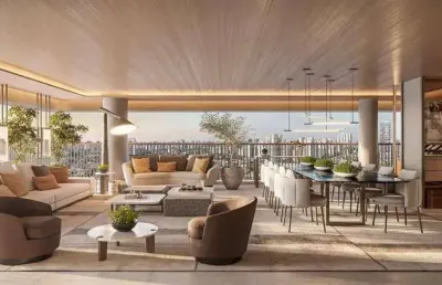 Brooklin apartamento a venda 4 dormitórios 217m² 3 vagas novo com lazer completo