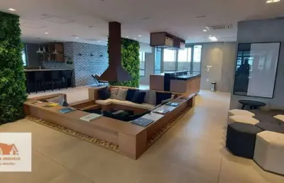 Brooklin apartamento a venda 1 suite 51m² 1 vaga novo pronto para morar com lazer completo