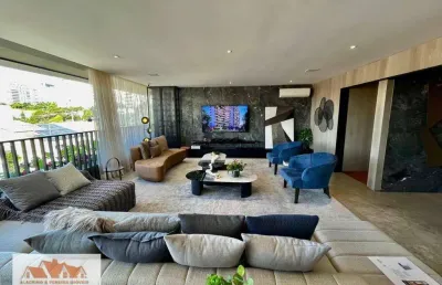 Vila nova conceicao cobertura a venda 4 dormitorios 338m2 4 vagas novo com lazer completo vista para parque ibirapuera