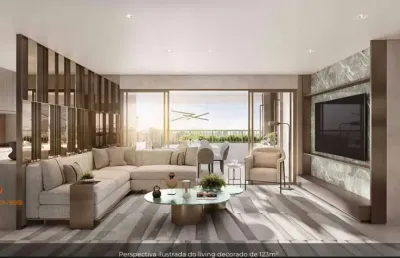 Moema apartamento a venda 3 dormitórios 123m² 3 suítes 2 vagas novo com lazer completo!