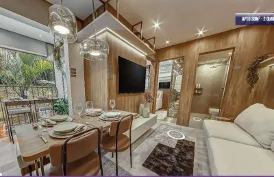Socorro apartamento a venda de 2 dormitórios 38m² novo com lazer completo.