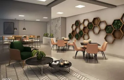 Jardim botânico apartamento a venda 2 dormitórios 41m² 1 vaga novo com lazer completo