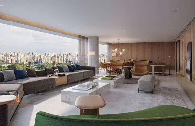 Moema apartamento a venda 3 suites 240 m² 4 vagas novo com lazer completo