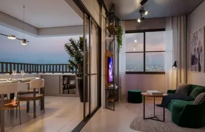 Apartamento   a venda na bela vista ,1 dormitório 52m² de área construída .condominio em construção,com lazer completo em excelente localização!